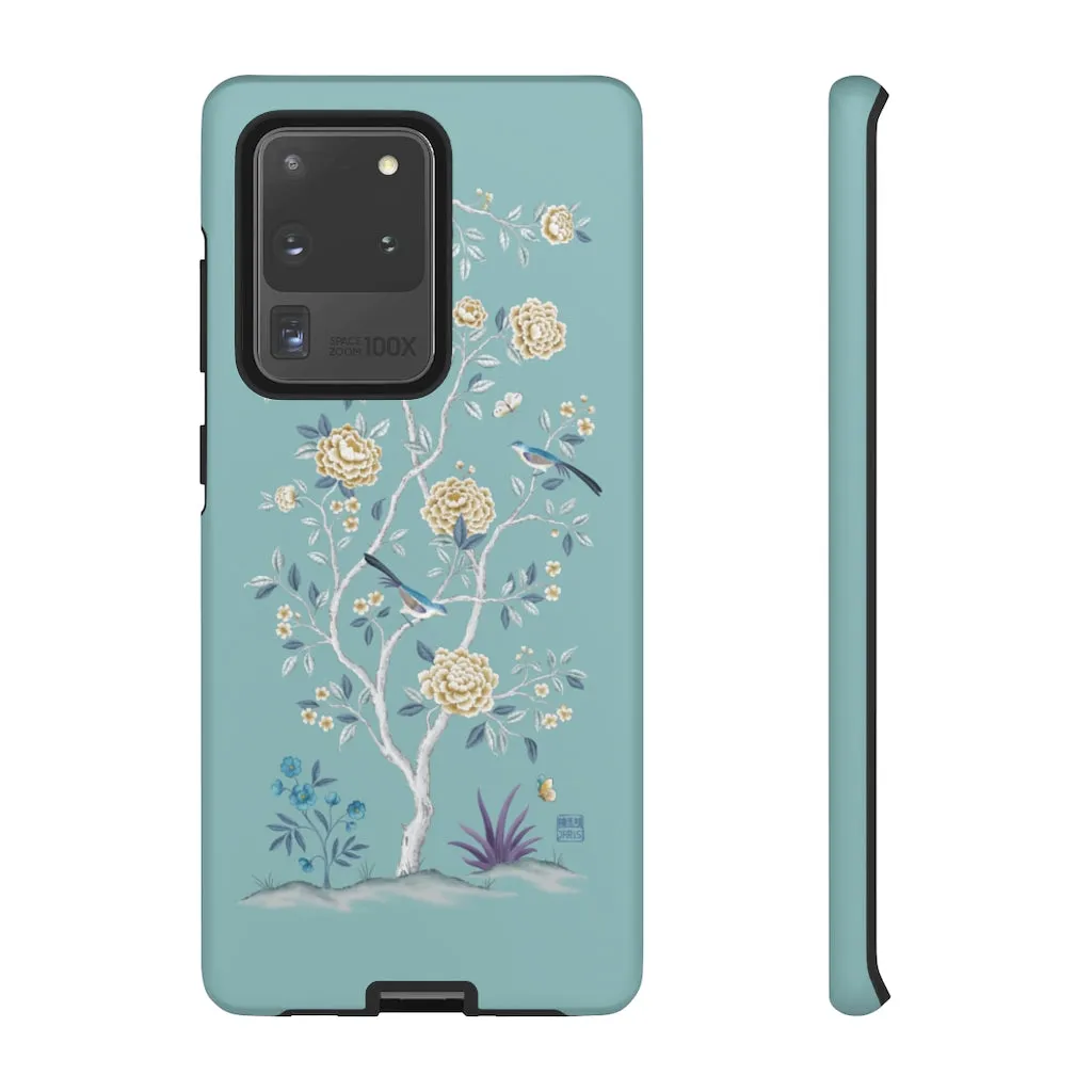 The Peony Tree - Teal Phone Case