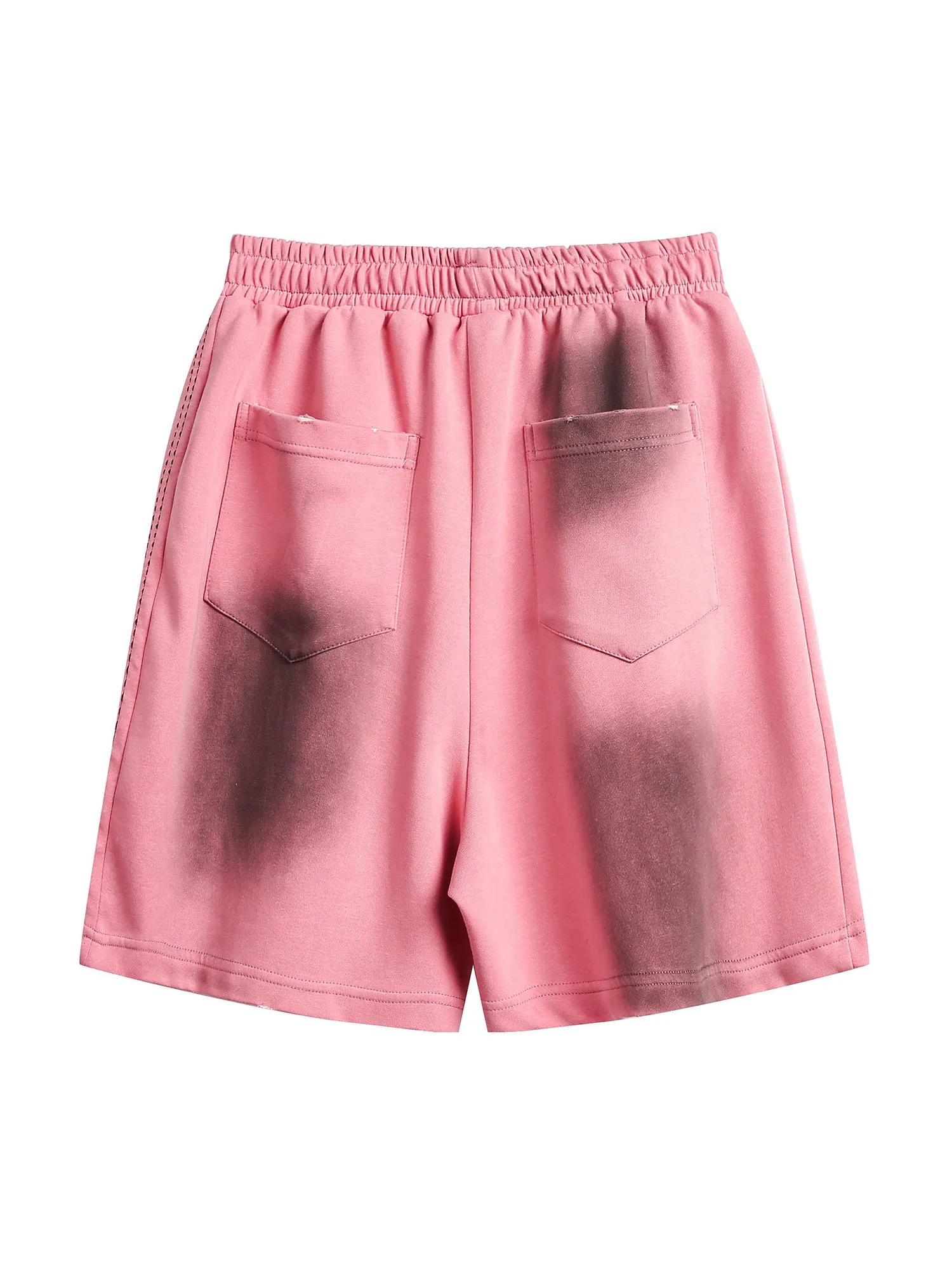 Thesupermade American Retro Spray Paint Casual Shorts