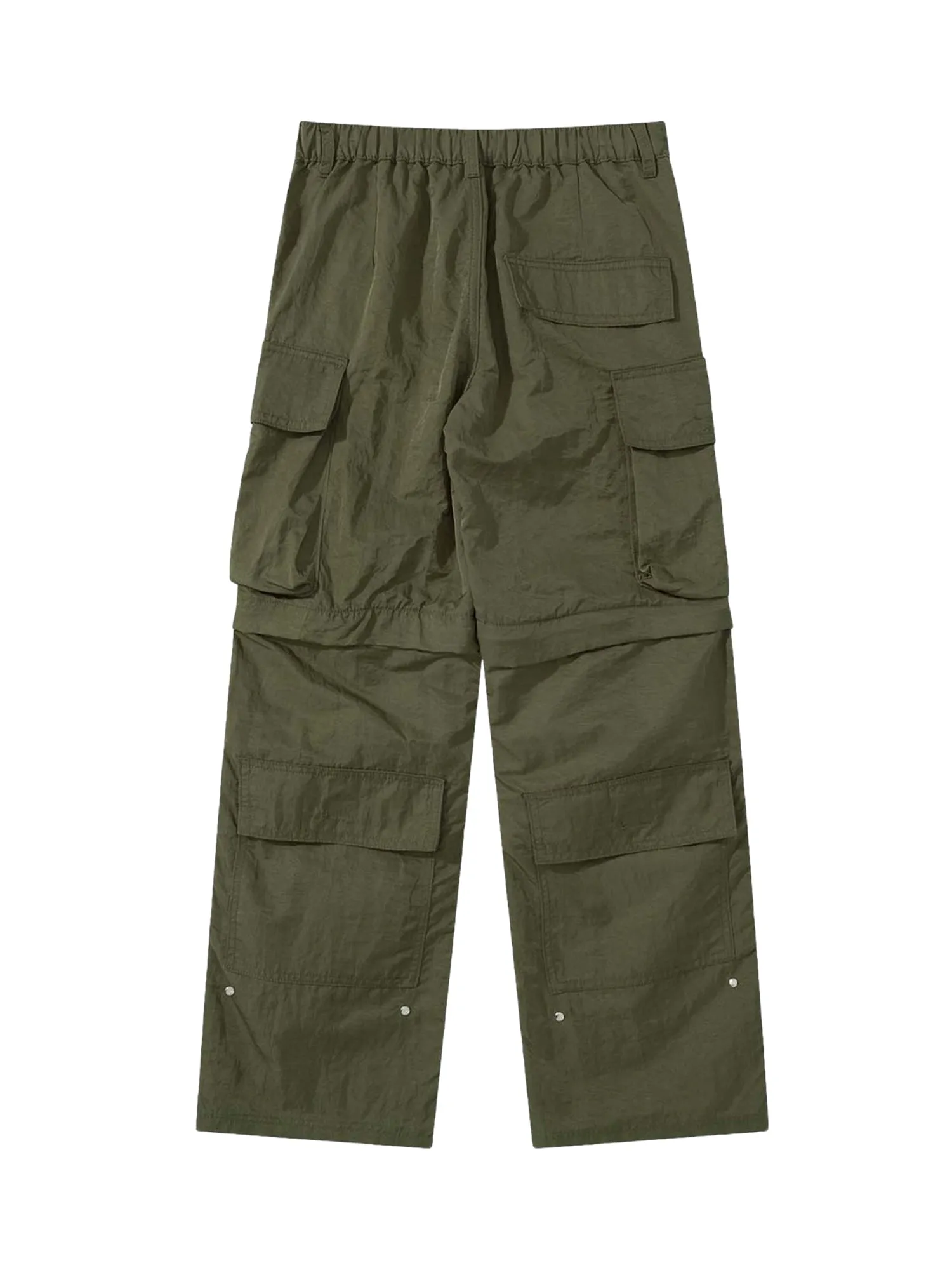 Thesupermade Detachable Multi-pocket Work Pants