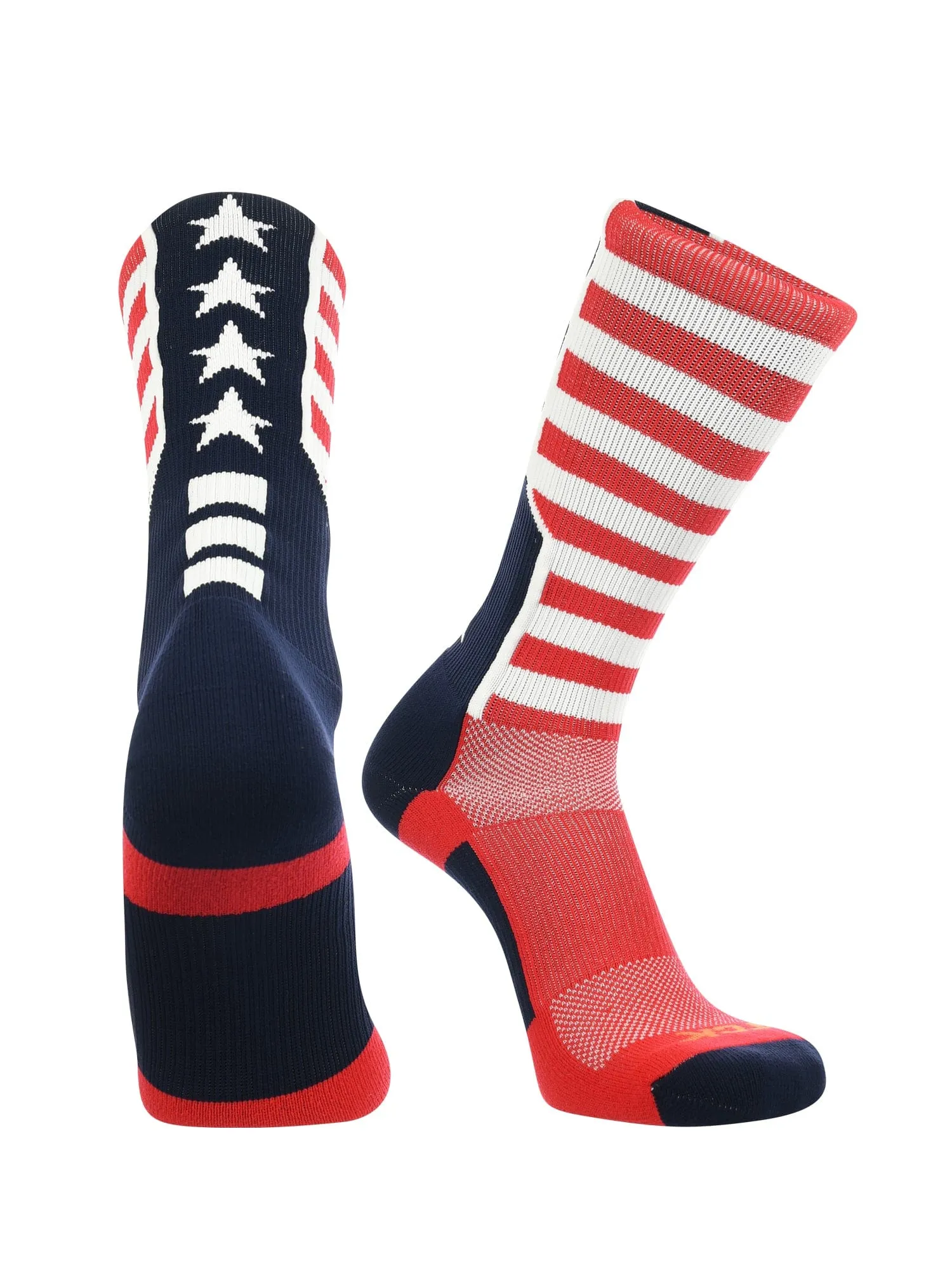 USA Flag Crew Socks