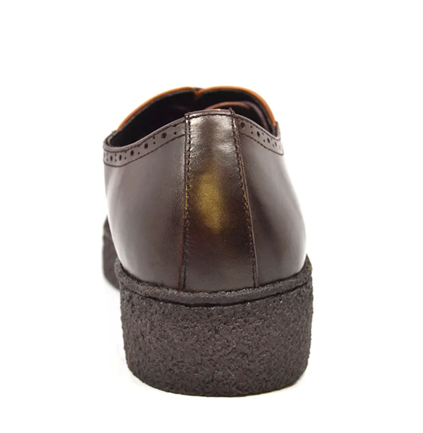 Wingtips Brown & Rust Leather Low Cut