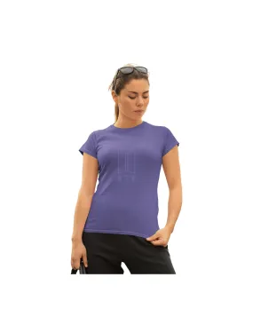 WOMENS BTS -3 PRINTED TSHIRT - VIOLET